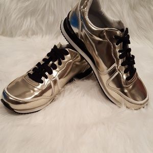 BRAND NEW Brushed Metallic Sneakers